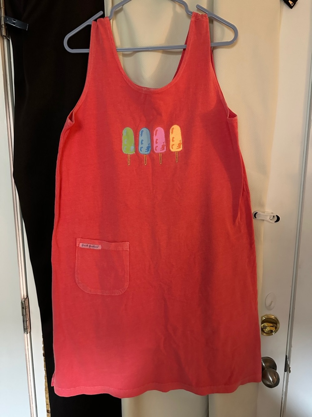 Coral Fresh Produce Popsicle Tank Dress